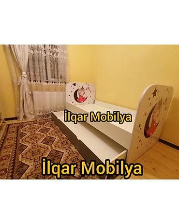 uşağ mebeli: İkinəfərlik, Bazasız, Ödənişli matras, Siyirməsiz, Türkiyə, Mat laminat — 1