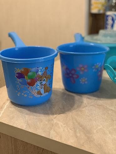 göy su: Mətbəx üçün plastik dəst Dəst tərkibi: - Naqışlı, dairəvi — 3