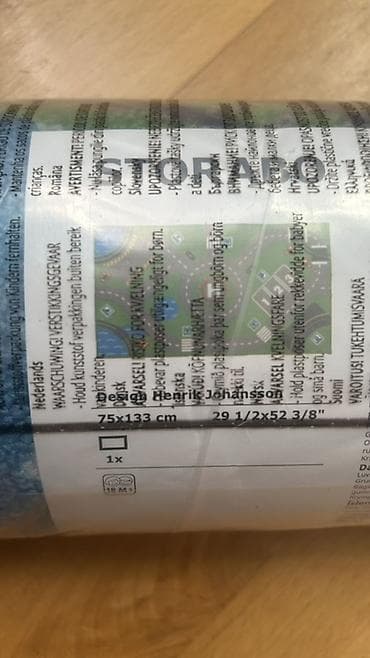 детский ковер: Məhsul: IKEA STORABO uşaq oyun xalçası Təsvir: - Şəhərcik mövzulu — 2