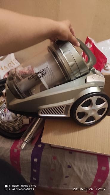 Euromerss EM-3587 tozsoran - Güc: 3500W - Tip: Torbasız, siklon — 2