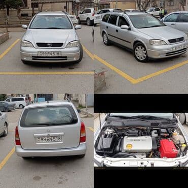 запчасти опель вектра б: Opel Astra Caravan (universal), gümüşü rəng. - Kuzov: 5 qapılı — 1