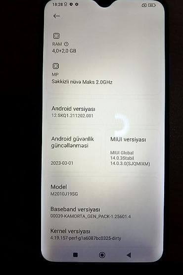 prasdoy telfonlar: Redmi 9T,çox az istifade olunub, ustada olmayıb — 8