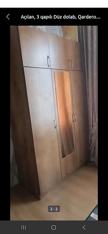 alcipan topdan satis: Mebel: Geyim şkafı - Material: ağac teksturalı laminat/LDSP - Rəng — 4