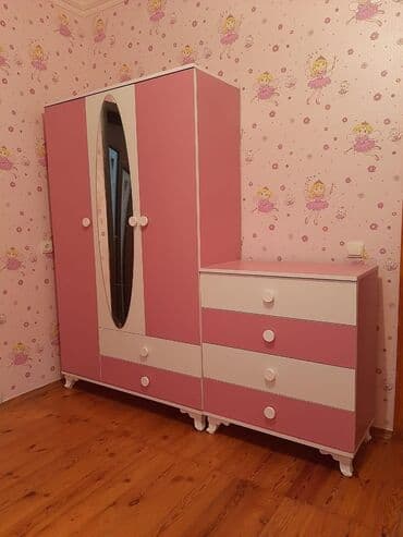 Yeni, Açılan, 3 qapılı Düz dolab, Qarderob, paltar dolabı, Azərbaycan