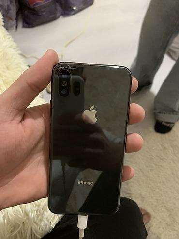 tap az iphone 7: IPhone X, Space Gray, Face ID — 3
