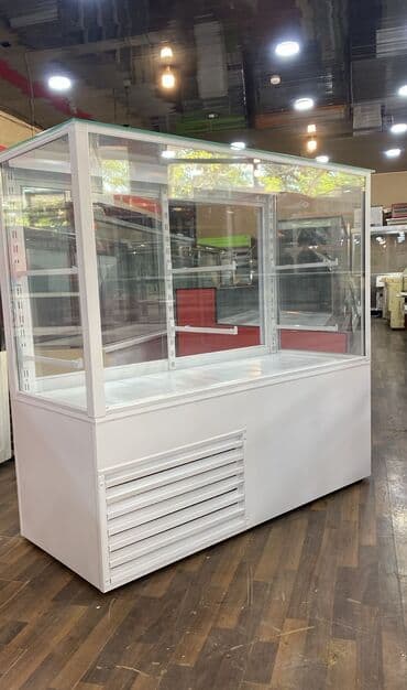 Soyuduculu şüşə vitrin (mağaza/kafe üçün) - Ön, yan və arxa tərəfləri lalafo.az -da Soyuduculu şüşə vitrin (mağaza/kafe üçün) - Ön, yan və arxa tərəfləri