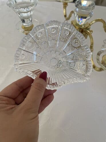 Süfrə ləvazimatları: 10 azn biri 6 edet xrustal rosiyski tom medeli varenya ucun — 1