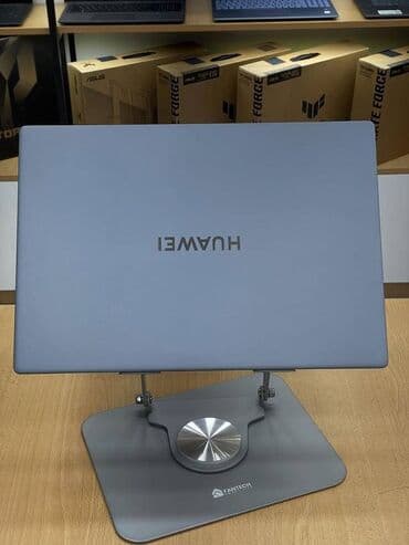 huawei matebook: Huawei noutbuk - Model xətti: Huawei (şık boz/alüminium gövdə, nazik — 4