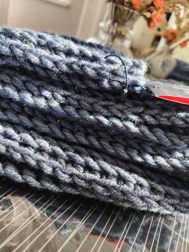 Свадебные платья и аксессуары: Kişi üçün şarf. Roberto. Boz mavi rəng, uzundur — 4