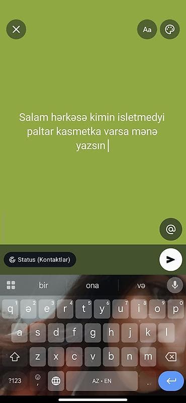 orginal canta: İşlənməmiş paltar və kosmetika axtarılır. Müxtəlif növ geyim əşyaları — 1