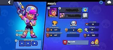 Brawl Stars hesabı - Kupa: 637 (mövsüm rekordu və ümumi rekord 637) -