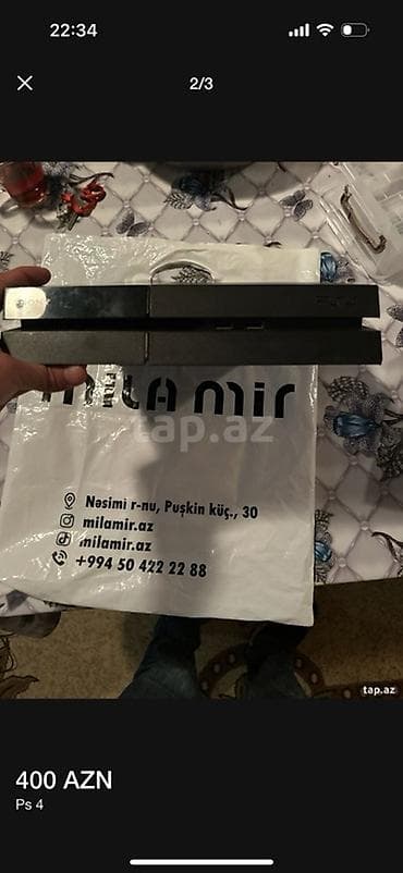 pişikli oyunlar: Məhsul: PlayStation 4 (PS4) oyun konsolu - 2 ədəd DualShock 4 oyun — 2