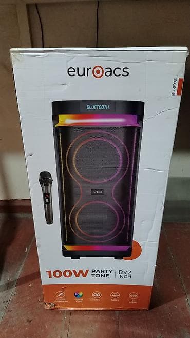 apple iphone 6 plus: Euroacs EU-S975 Party Speaker - Güc: 100W Party Tone - Dinamiklər: 8" — 2