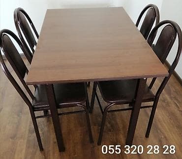 Kafe və restoranlar üçün 4 nəfərlik 6 nəfərlik 8 nəfərlik stul və