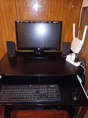 komputer notebook: HP masaüstü kompüter dəsti Tərkib: - HP 20" LED monitor (HP 2011s) — 3