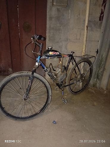 muhərrik velosiped: Mopedləşdirilmiş velosiped – benzin mühərrikli salam aleykum matorun — 3