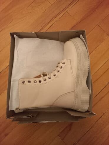 qiz ucun botlar: Ölçü: 38, rəng - Bej, Yeni — 8