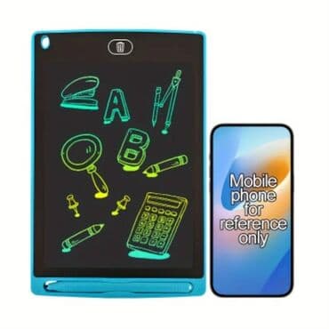 ● Elektron ekran ● Istenilen yazi yazilib siline bilir □ Yaninda