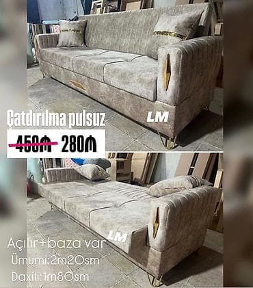 kohnə əşya: Açılan mexanizmi və bazası olan rahat divan. - Funksiyalar — 1