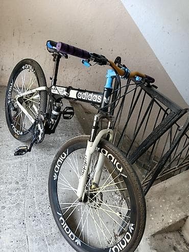 velosiped ural: Dağ velosipedi – Adidas temalı dizayn - Çərçivə: Alüminium ərintisi — 2
