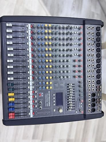 Musiqi alətləri: Dynacord PowerMate 1000 mikser - Peşəkar aktiv mikser sistemi - 10 — 1