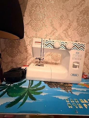 dikiş maşini: Janome HS1515 tikiş maşını + qadın geyim mankeni (stavkada) Salam — 2
