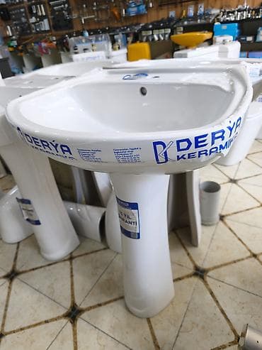 Derya Keramika pilleli lavabo seti - Marka: Derya Keramika - Tip — 1