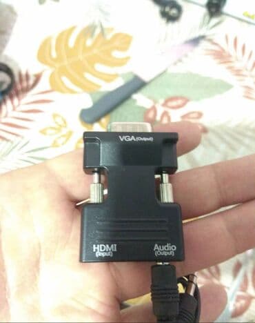 кабель hdmi vga: Təzədir. VGA-ni HDMi-ya çevirən videokonverter perexadnik. HDTV və HD — 3