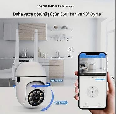 sony a 7 3: Çox funksiyalı 360° təhlükəsizlik kamerası. Kabelsizdir. İnternet — 1