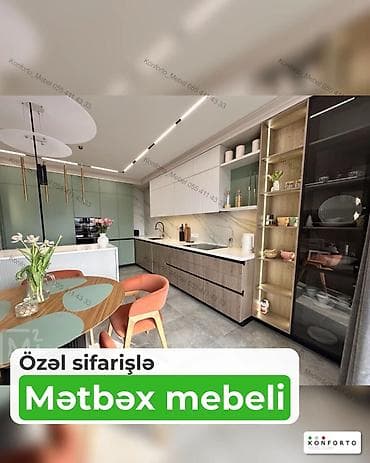 Özəl sifarişlə mətbəx mebeli - Fərdi layihələndirmə: Məkanın — 1