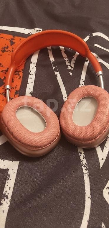sntv internet elaqe: Qulaqlıq – Over-ear, simsiz - Rəng: Narıncı başlıq, çəhrayı/şampan — 2