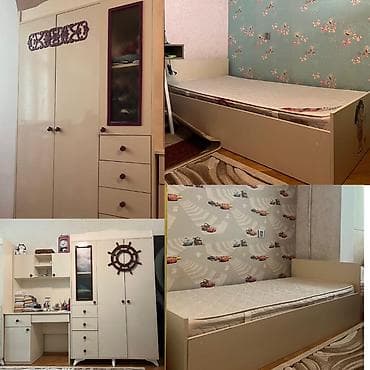 Oğlan və qız üçün, 2 təknəfərlik çarpayı — 1