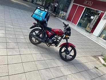 electro moto: Motoçatıqlı çatdırılma üçün tam hazır motosiklet - Rəng: qırmızı — 3
