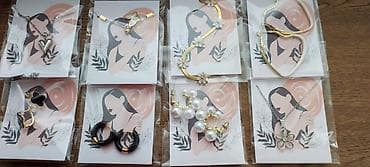 Zərgərlik əşyaları: Qadın aksesuarları setləri - Boyunbağılar: - Gümüş tonlu zəncir — 4