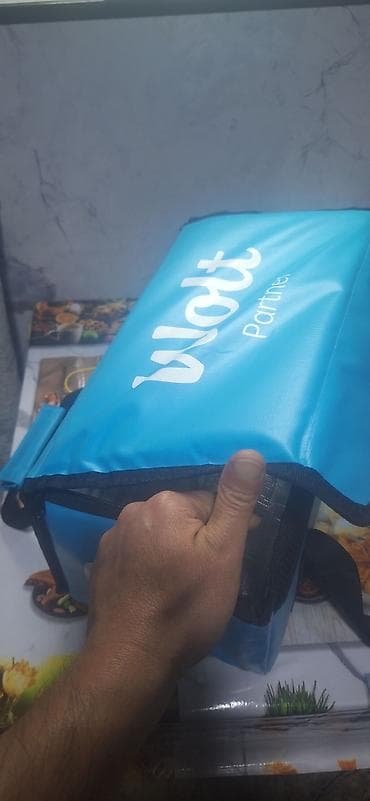 bolt sunka: Wolt Partner izotermal çatdırılma çantası - Rəng: mavi, “Wolt — 4