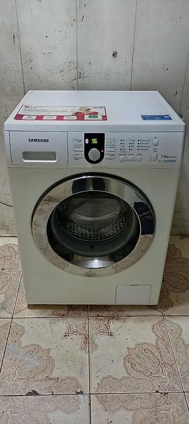 masin aparatura: Paltaryuyan maşın Samsung, 7 kq, İşlənmiş, Avtomat, Qurutma var, Ödənişli çatdırılma — 1