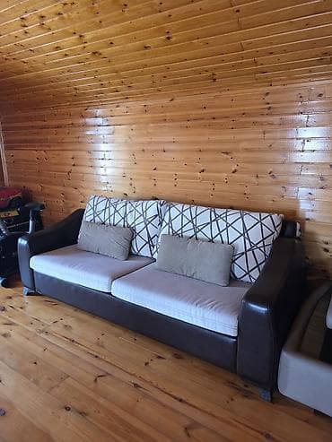 İki yastıqlı, ikirəng dizaynlı divan - Model: 2 yerlik geniş