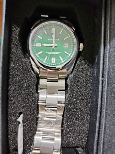 saat gumuş: Qol saatı, rəng - Yaşıl — 3