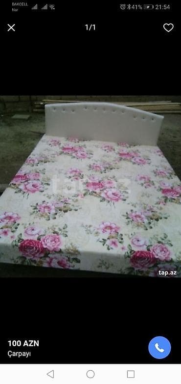 Çarpayı təzə 1 nəfərlik 60 manat 2 nəfərlik 110 manat Çatdırılma var — 1