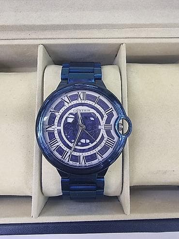 Qol saatı, Cartier, rəng - Mavi