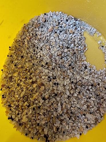 Akvarium üçün təbii çınqıl-qum qarışığı. 1kq-2m. Ümumi 17 kq