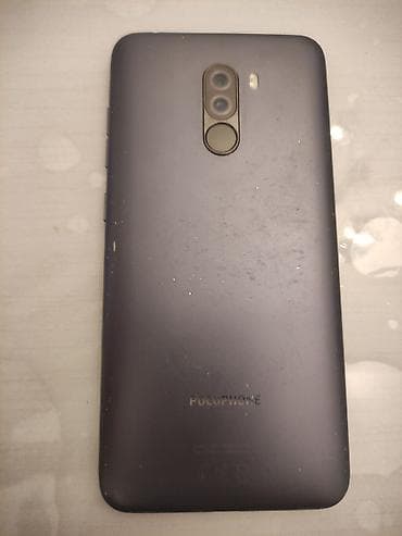 snapdragon: Poco Pocophone F1, 128 GB, rəng - Boz, Barmaq izi, Face ID — 1