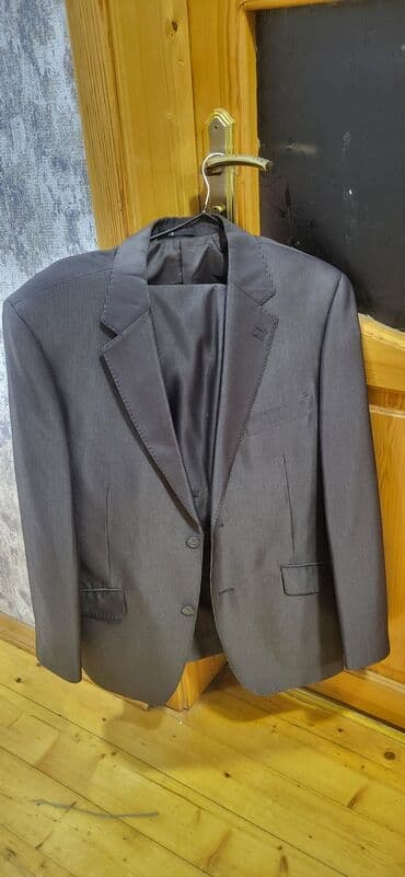 kişi ucun yay kostyumları: Kostyum, Demisezon, rəng - Boz — 2