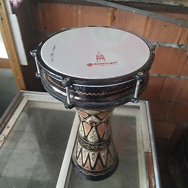 elektro gitara satışı: Kirmızıgül markalı əl işi darbuka (doumbek) - Material: Mis gövdə, əl — 1