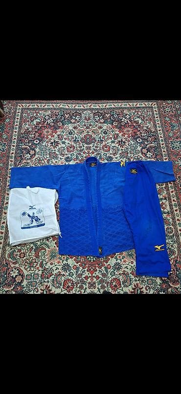 İdman formaları: Məhsul: Mizuno judo gi dəsti – göy rəng. ölçü 70 GSM MiZUNO Təsvir — 4