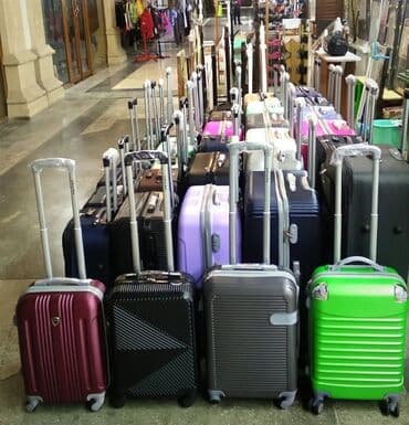 купить бу чемодан: Çəmadanlar 50₼ dən başlayan qiymətlərlə Ağ şəhər AMAY ticarət — 2