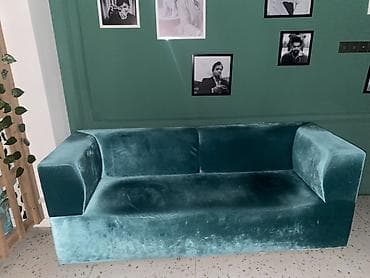 Диваны: Диван, Нераскладной, Без подьемного механизма, Велюровая ткань — 3