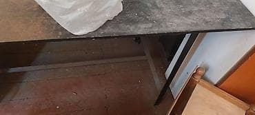 Pulsuz: Metall çərçivəli iş masası - Material: qalın metal profillərdən — 2