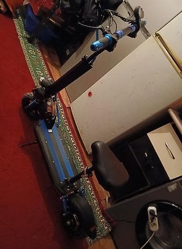 samokat scooter: Elektrik skuter – oturacaqlı, güclü amortizatorlu model — 3