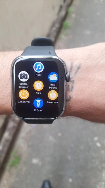 c95 smart saat: Yeni, Smart saat, Smart, Sensor ekran, rəng - Qara — 3